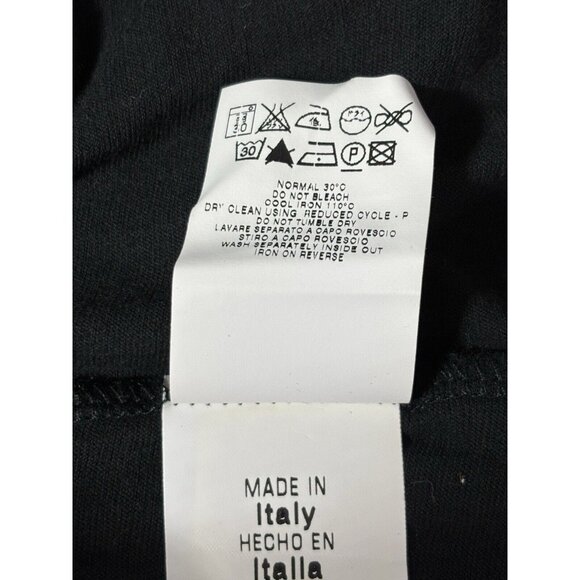 Moschino Jeans Uomo Mens Black Long Sleeve Pullover With Epaulettes & Front Pock - Picture 7 of 7